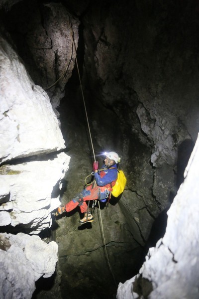 В самой глубокой пещере Германии Riesending-Schachthöhle