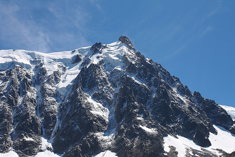 Эгюий дю Миди (Aiguille du midi, 3842 м), Северная стена