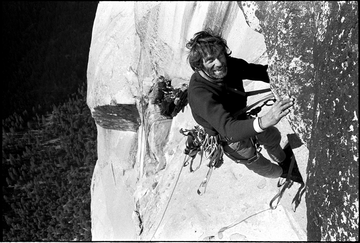  Уоррен Хардинг (Warren Harding) на маршруте Dawn Wall, 1970 год