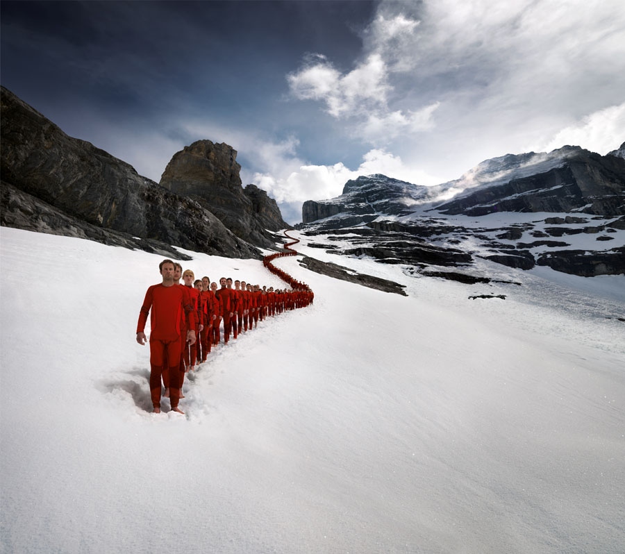 Лучше гор может быть только рекламная кампания на 4000 метрах в Альпах (+ФОТО)