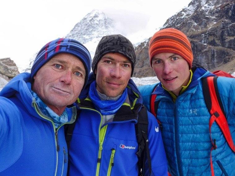Словенская команда в Индийских Гималаях: Марко Презел (Marko Prezelj), Алес Чезен (Ales Cesen) и Лука Линди (Luka Lindie) 
