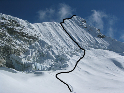 Стандартный маршрут восхождения на Айленд-Пик (Island Peak или Imja Tse)