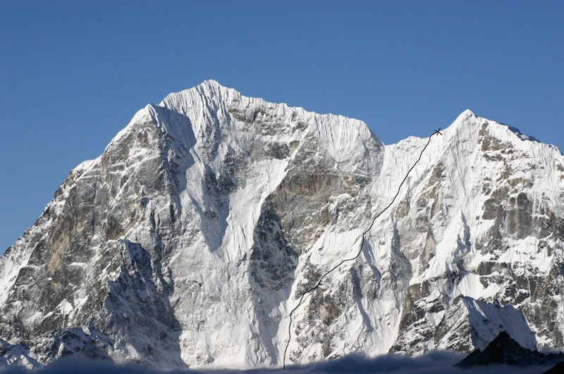  маршрут "Jaime" на непройденный никем пик высотой 6000 метров в Непальских Гималаях