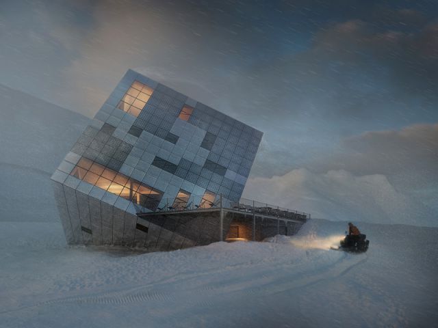 Stunning Cube Hut Project