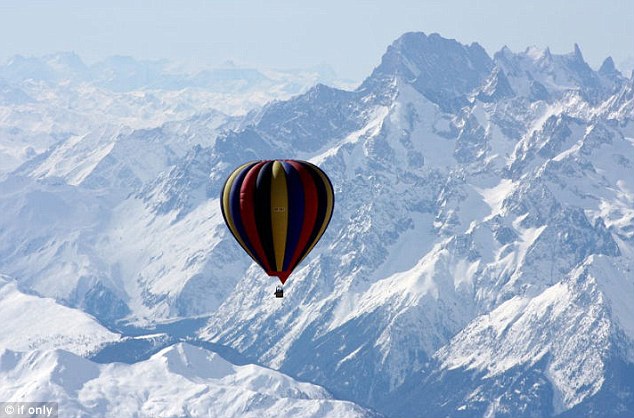 Полет на воздушном шаре над Гималаями