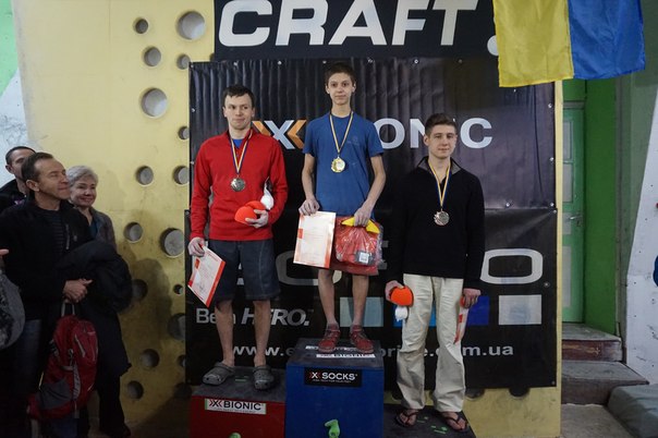 Победители Кубка Украины по боулдерингу 2014 года