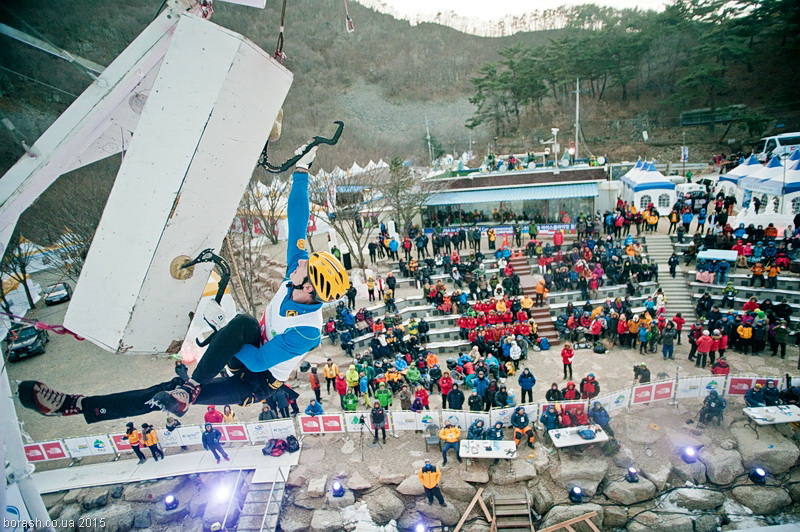 Кубок Мира по ледолазанию 2015 в Корейском городе Чеонгсонг (UIAA Ice Climbing World Cup 2015, Cheongsong 