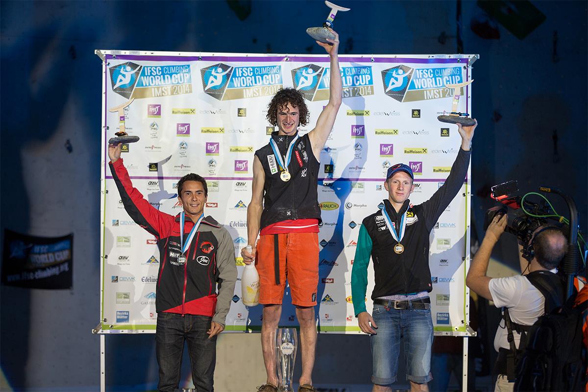 Адам Ондра - победитель Чемпионата Мира по скалолазанию
