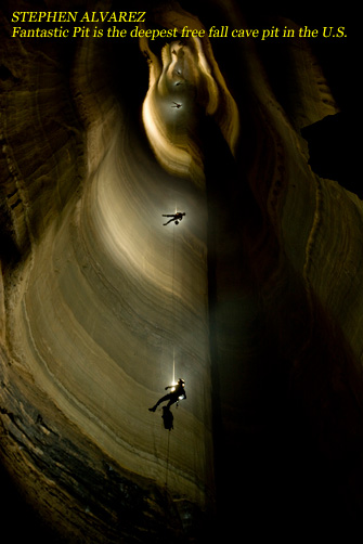 СТИВЕН АЛЬВАРЕС. Фантастический колодец (Fantastic Pit), самый глубокий вертикальный колодец свободного падения в США 