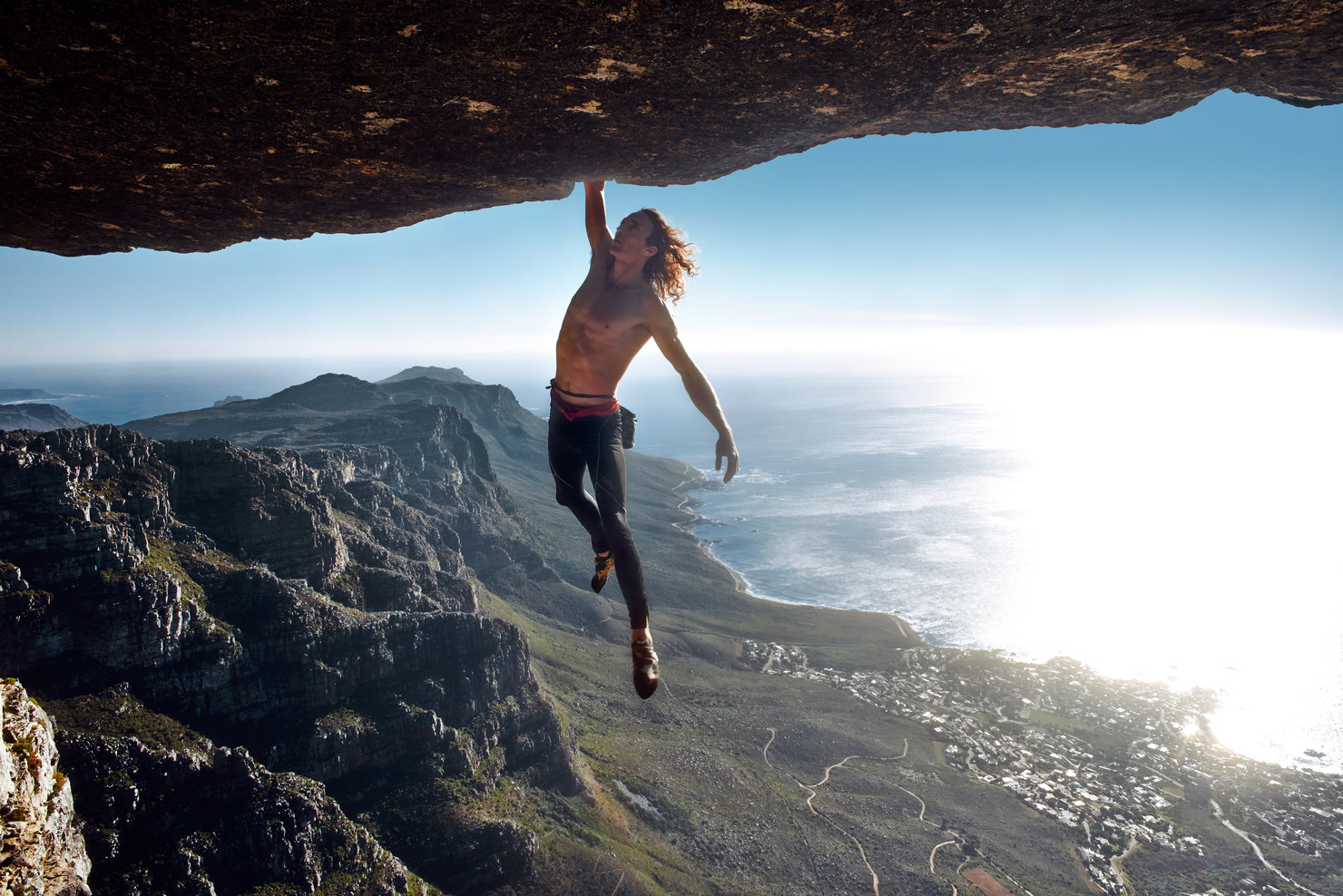 Matt Bush gets wild above Cape Town’ Photo Jacques Van Zyl