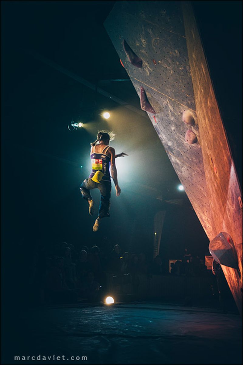 Rock climbing gives you wings! Photo: Marc Daviet