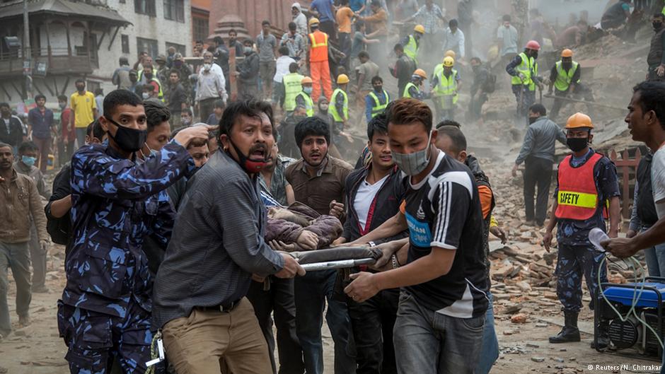 Катманду. После землетрясения 25 апреля 2015 года