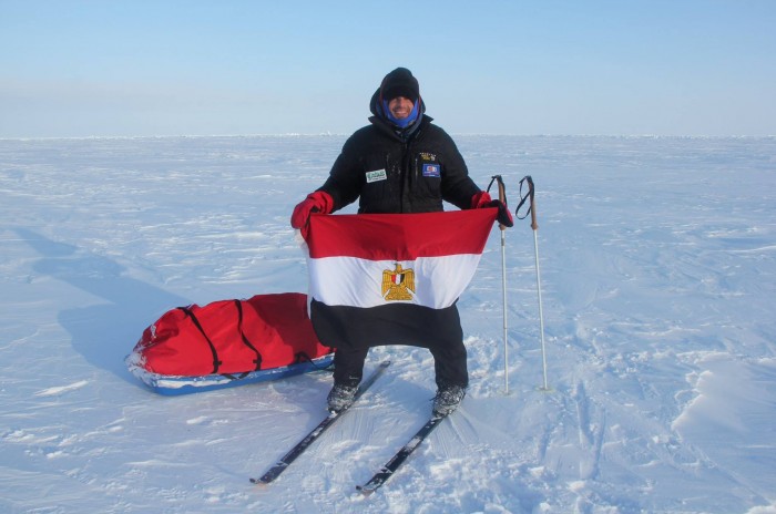 Омар Самра (Omar Samra) 21 апреля достиг Северного полюса