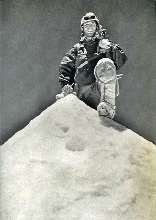 Фотошедевр: Жан Кузи на вершине. Фото Лионеля Тэррея