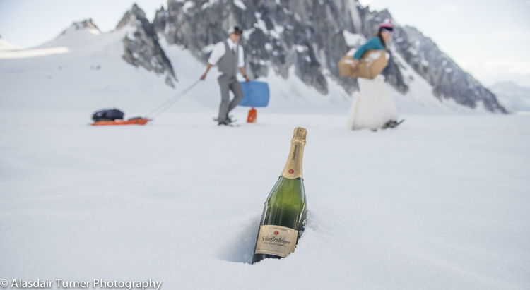 Свадьба на леднике Аляски