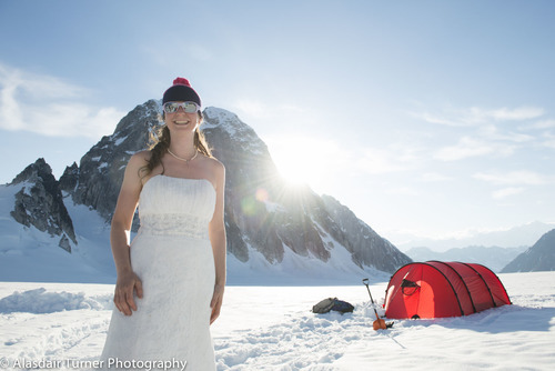 Свадьба на леднике Аляски