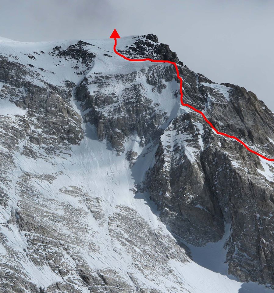 Гашербрум I: альтернативный маршрут между вторым и третьим высотными лагерями. июль 2015
