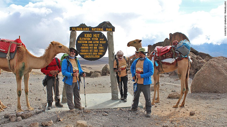 На Килиманджаро с верблюдами