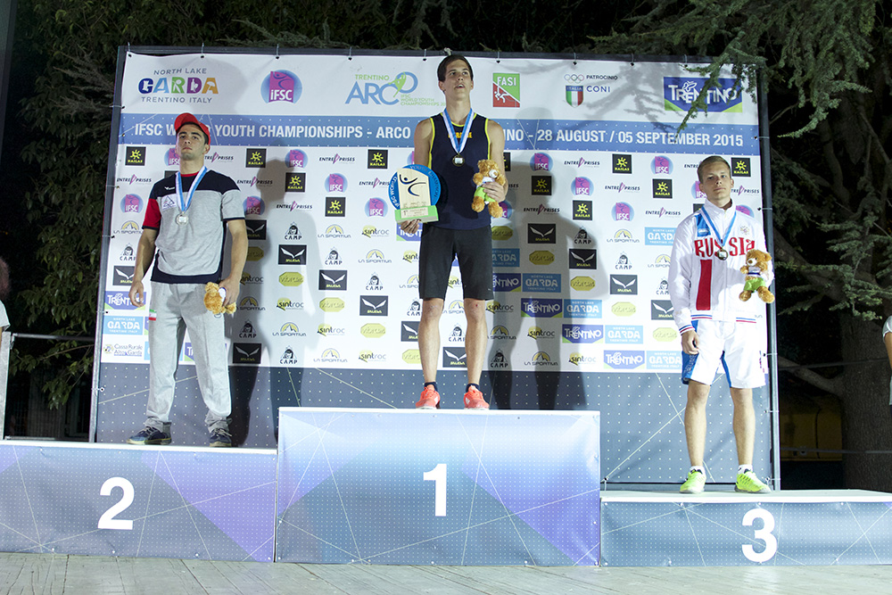 Павленко Константин - победитель молодежного Чемпионата мира по скалолазанию в дисциплине скорость