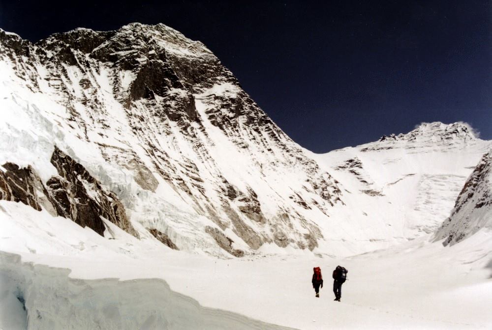 Эверест-91. Плато над ледопадом Кхумбу, между первым и вторым лагерем.