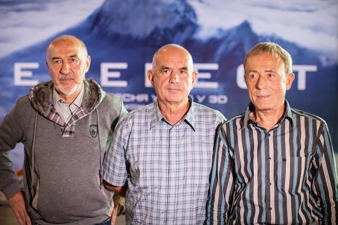 Украинские альпинисты (слева направо) Иван Валеня, Мстислав Горбенко и Сергей Бершов. Фото: B & H Film Distribution