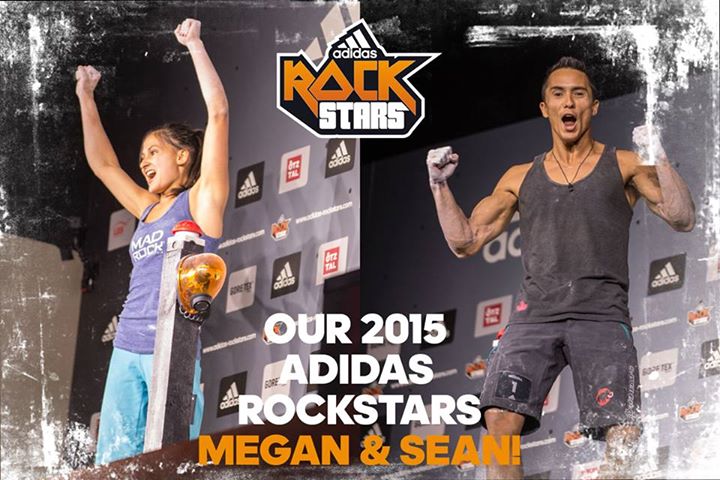 Победители "Adidas Rockstars 2015" Шон МакКолл (Sean McColl) и Меган Маскаренас (Megan Mascarenas)
