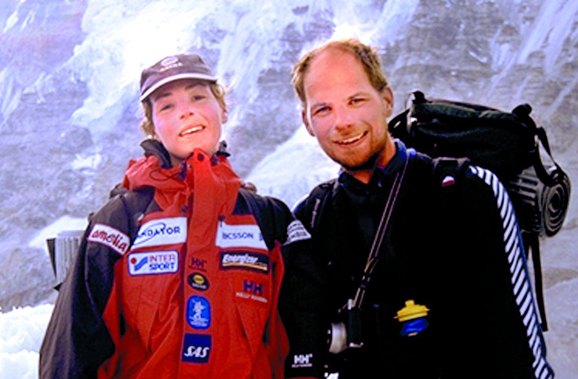 Геран и Рената под Эверестом, 1999