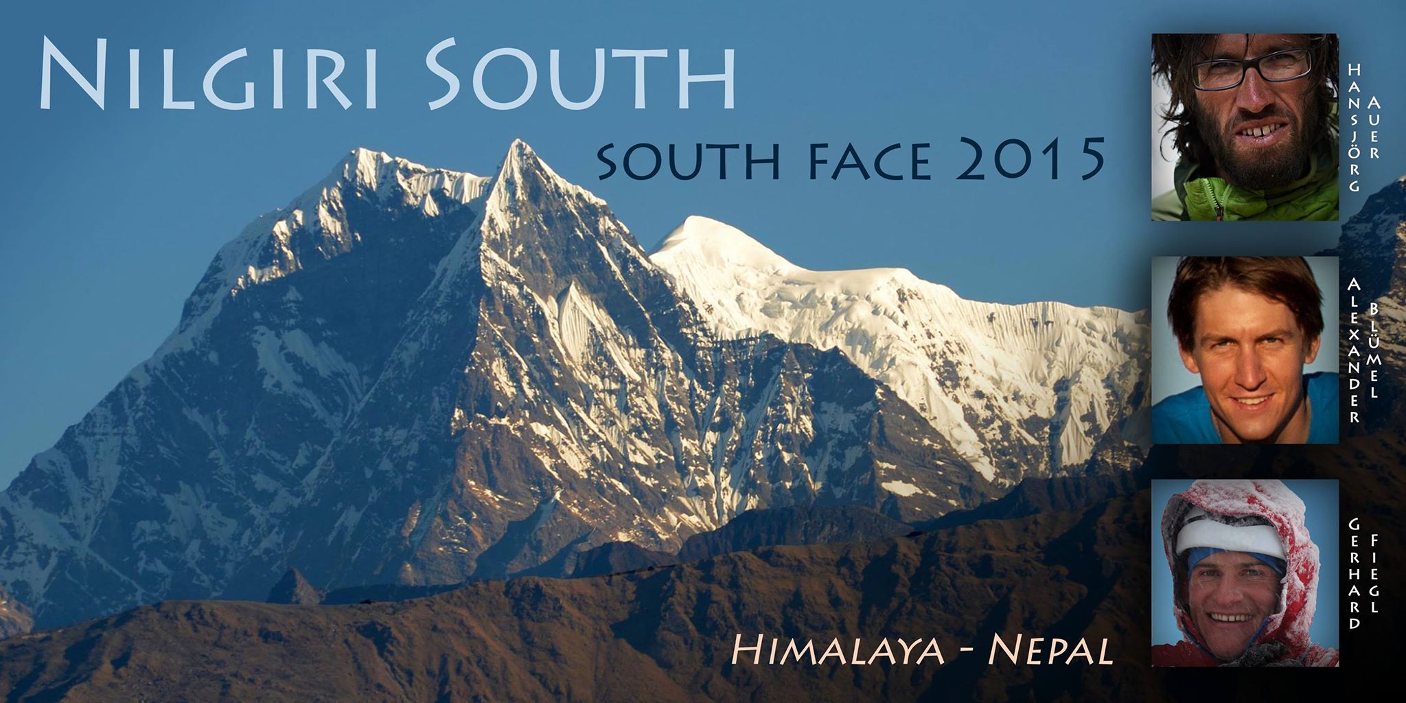 Austrian Expedition on South face of Nilgiri South