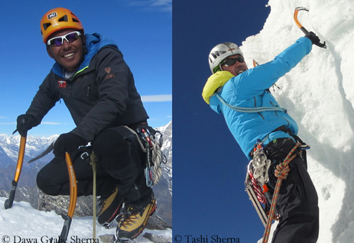 Дава Шерпа Галйе (Dawa Sherpa Gyalje) , Таши Шерпа (Tashi Sherpa) 