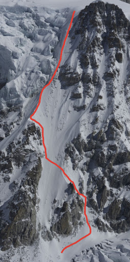 Планируемый маршрут на Берк-Канг (Burke-Khang) высотой 6742 метра