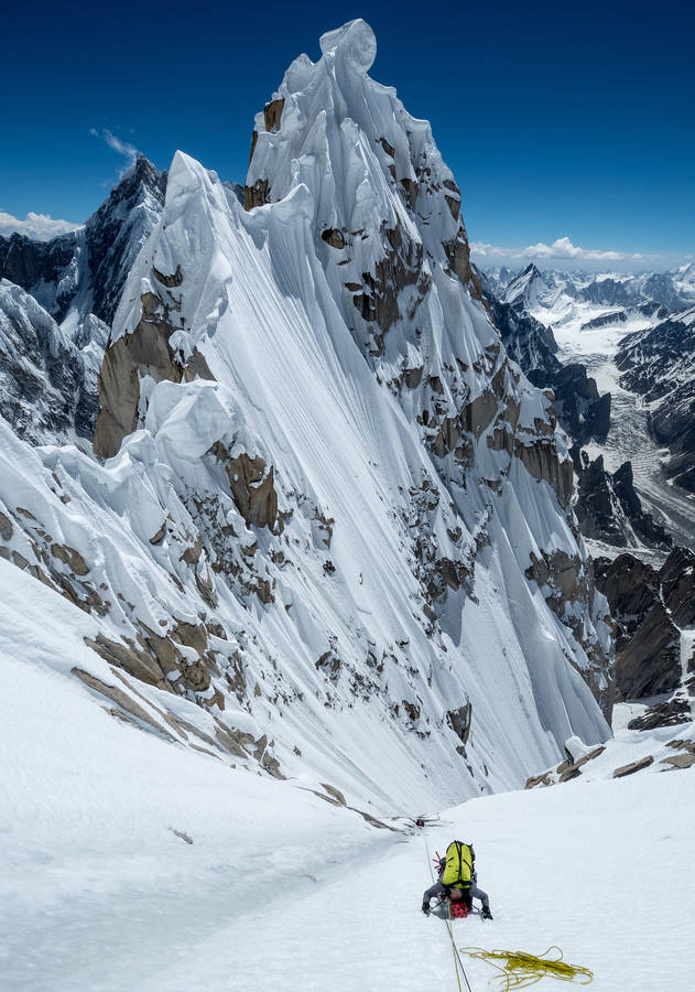 Первопокорение Западной вершины пика Линк Сар в Пакистане в потрясающих фотографиях Джонатана Гриффита