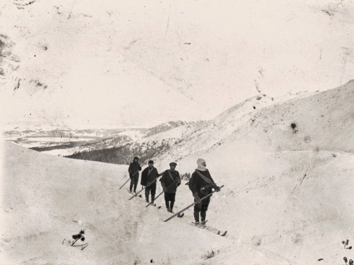 зимние походы Карпатами в конце XIX века - начале XX века