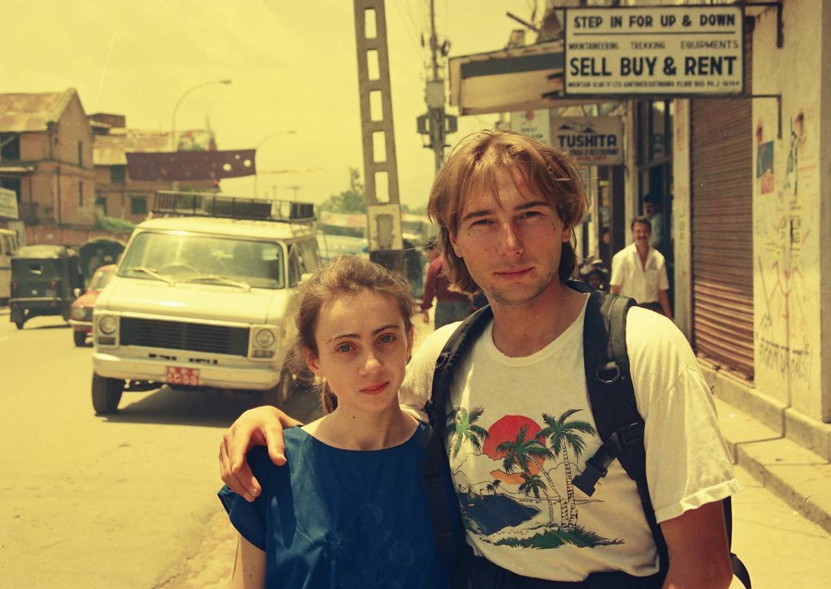 Катманду-1990, Игорь Свергун с женой Тамарой.