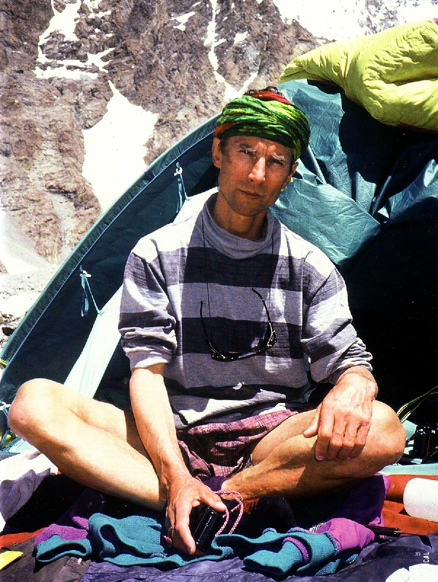 Войтек в Базовом лагере под К2, 1996 год