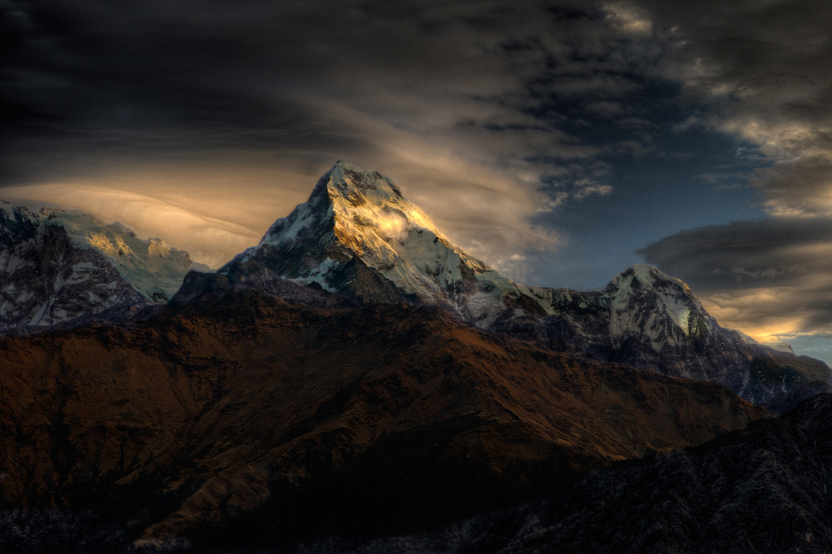 Вершина Аннапурна (Annapurna South 7219 m) / Автор: Сергей Тигарев.