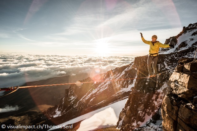 Штефан Сигрист (Stephan Siegrist) в прохождении рекордно хайлайна на Килиманджаро