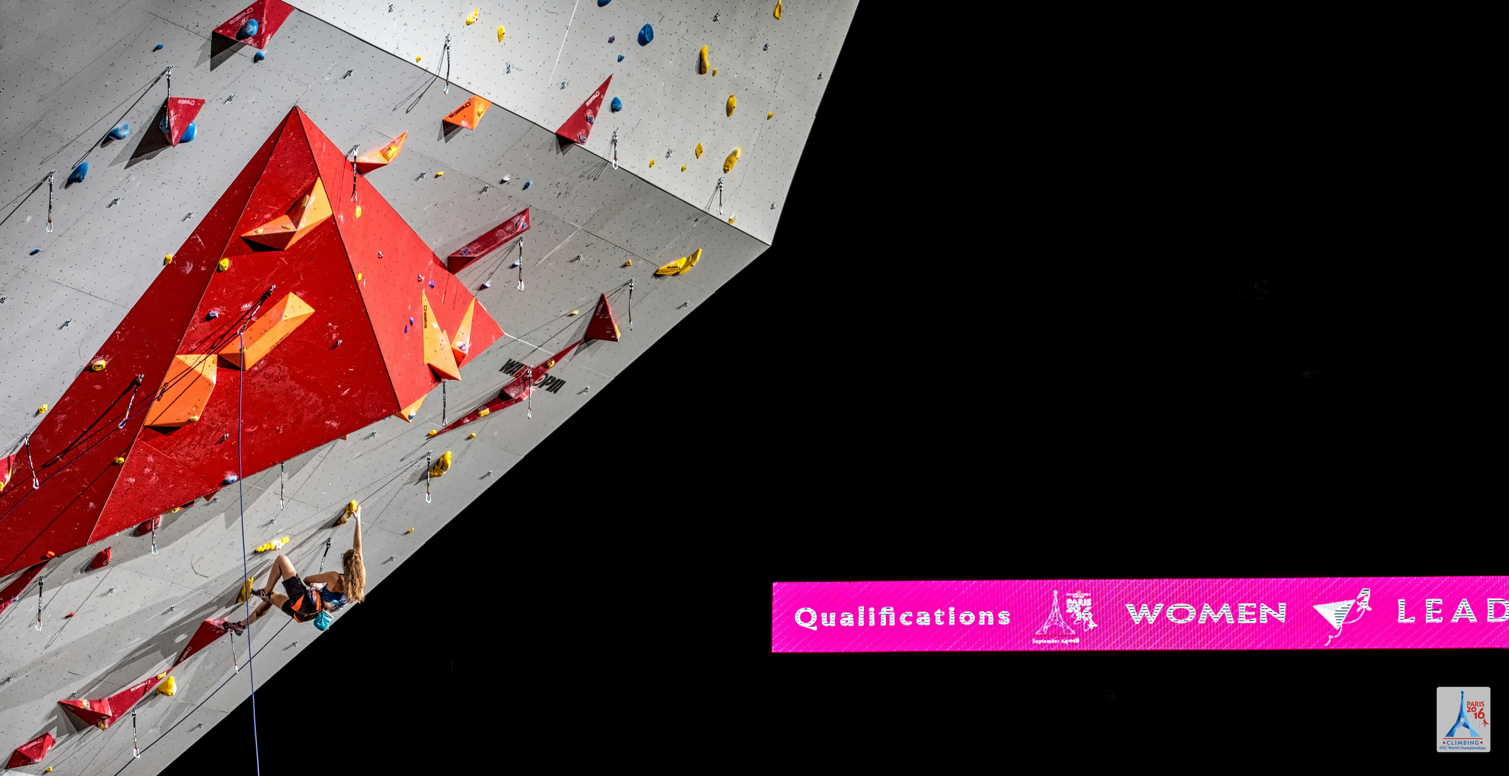 Чемпионат Мира по скалолазанию в Париже 2016. Дисциплина сложность (квалификационный раунд среди женщин):