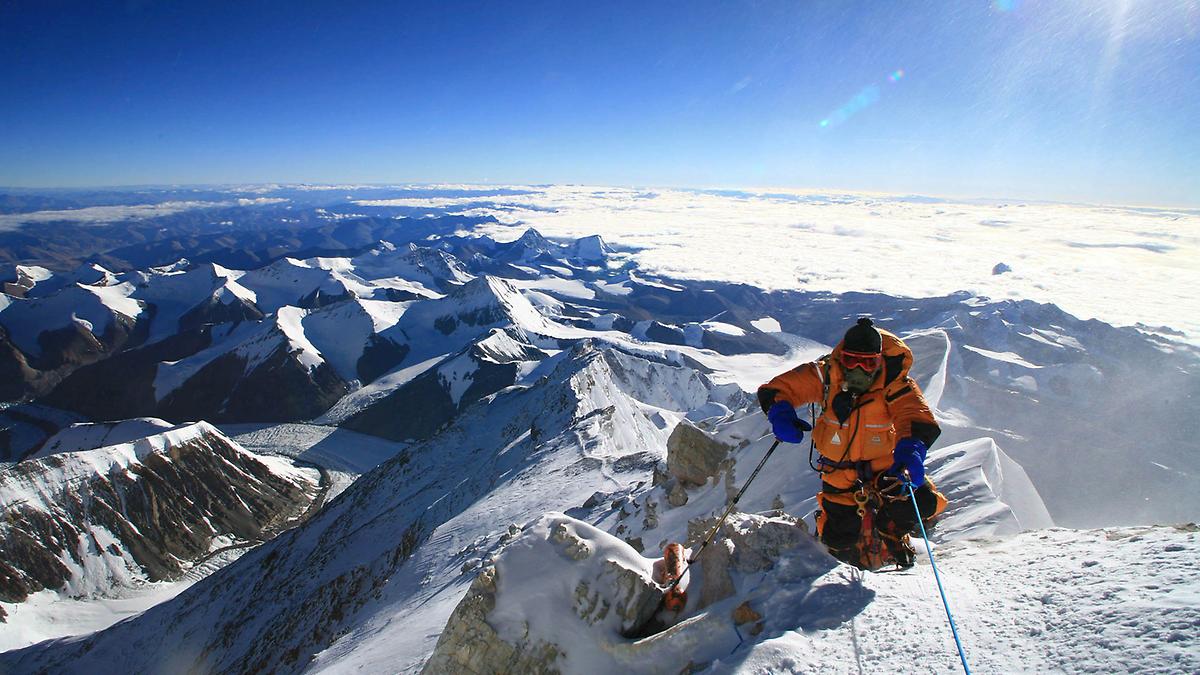 Хайди Занд (Heidi Sand) на Эвересте