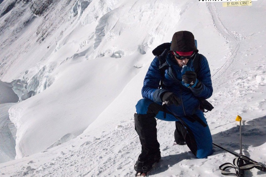  Килиан Джорнет (Kilian Jornet Burgada) на Эвересте