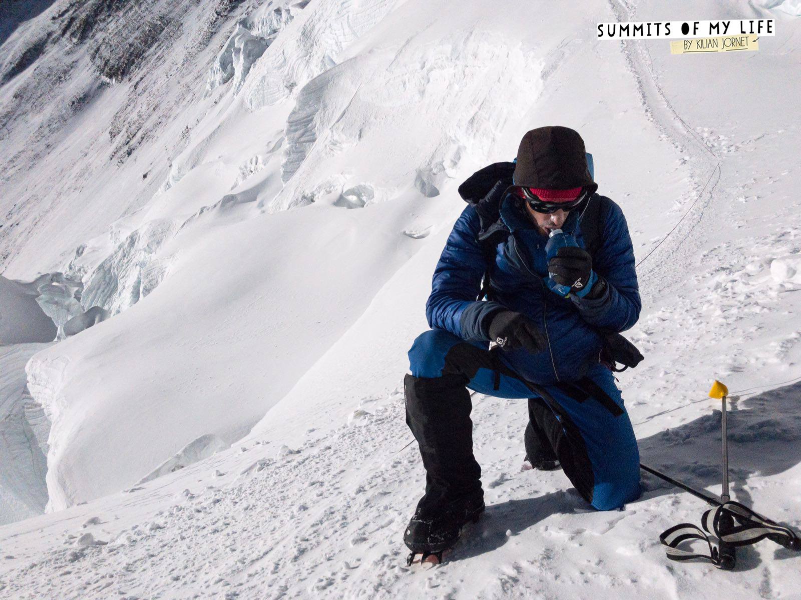 Килиана Жорнет (Kilian Jornet Burgada) на Эвересте. Фото Kilian Jornet