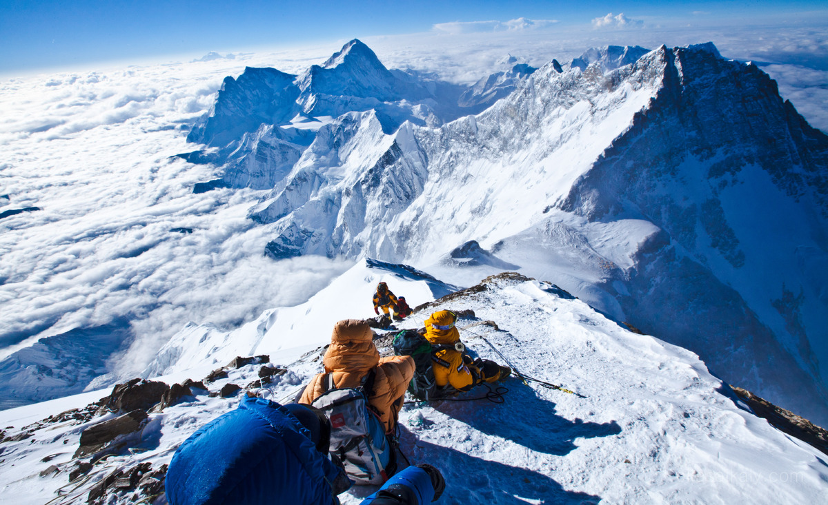 Эверест. отметка "Балконы", 8400 метров