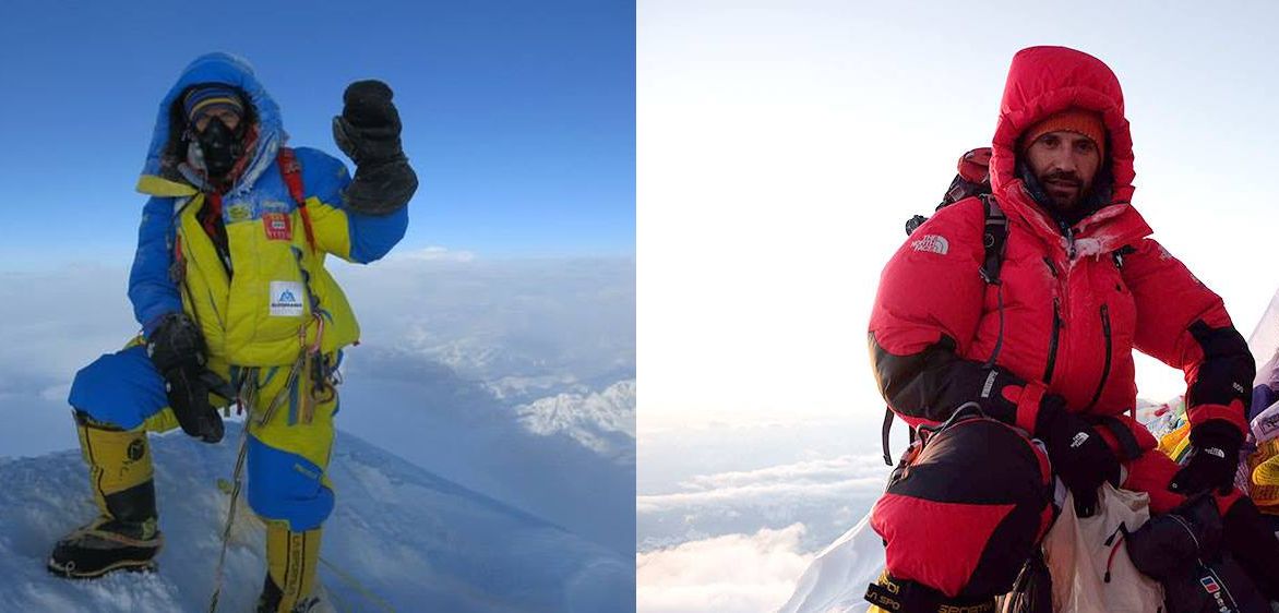 Валентин Сипавин (Харьков) и Грушко Игорь (Донецк / Киев) на вершине Эвереста. 2017 год