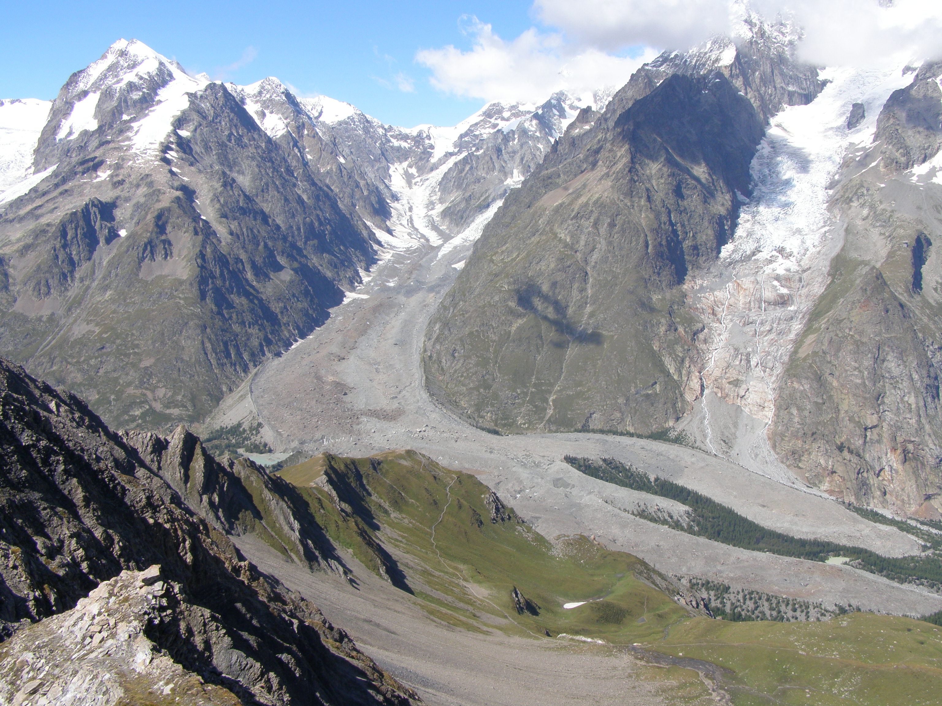 ледник Миаж (Miage Glacier)