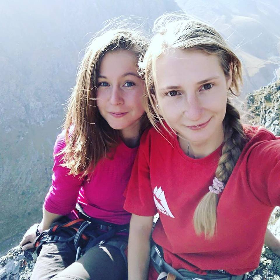 Женская команда Украины: Александра Тихонова и Надежда Гончаренко