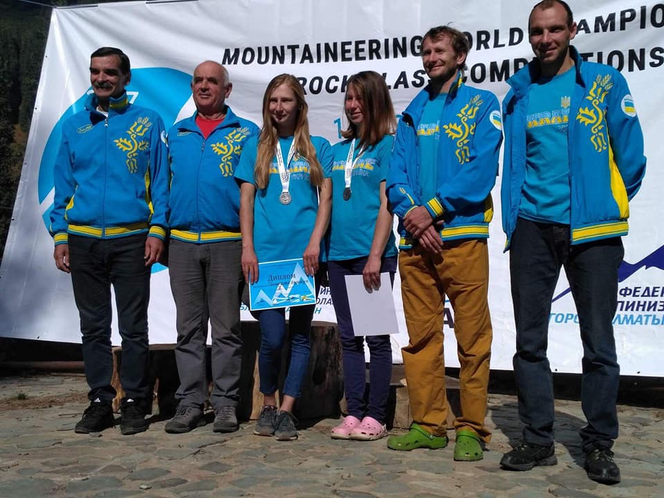 Украинская команда на Чемпионате мира по альпинизму в скальном классе