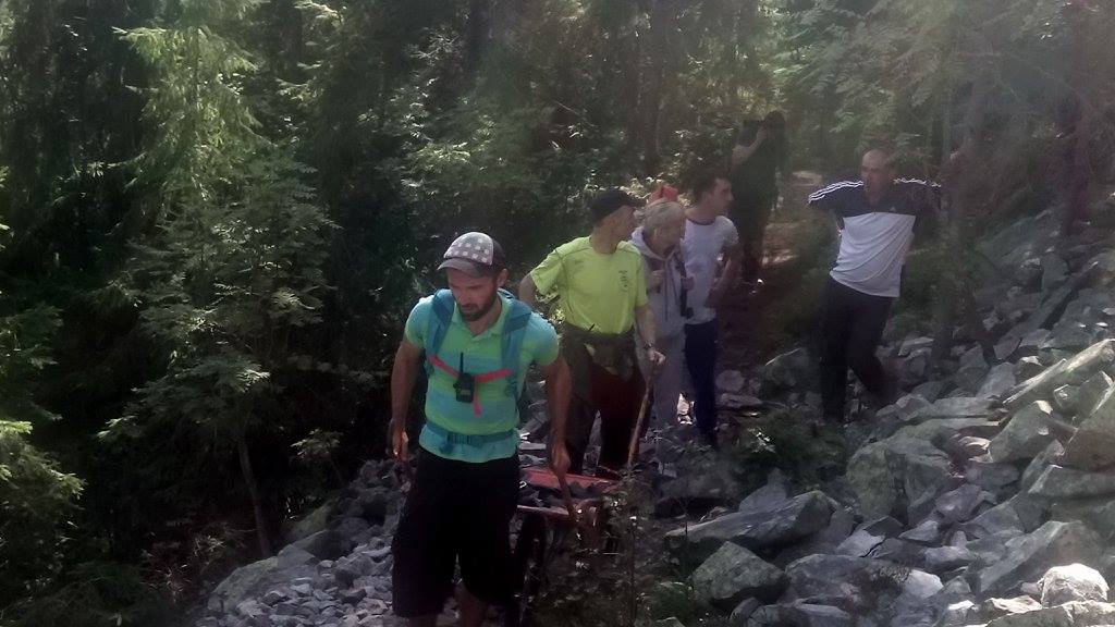 Аварийно-спасательная операция на горе Хомяк