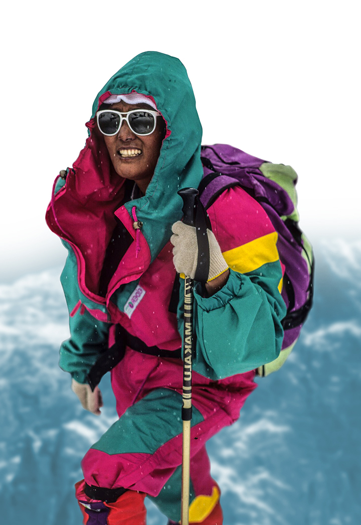 Пасанг Лхама Шерпа (Pasang Lhamu Sherpa). Фото из фильма "THE GLASS CEILING"