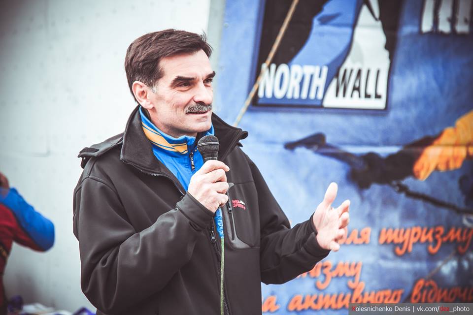 Копейка Геннадий - тренер года по альпинизму. Фото fais.org.ua