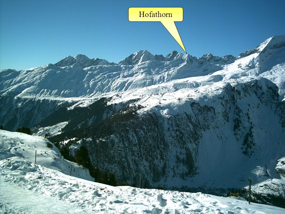 Хофатхорн (Hofathorn, 2844 метров). Фото SlidePlayer . org