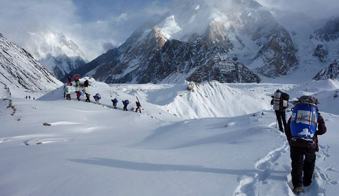 Польская зимняя экспедиция на К2. Фото Wyprawa na K2
